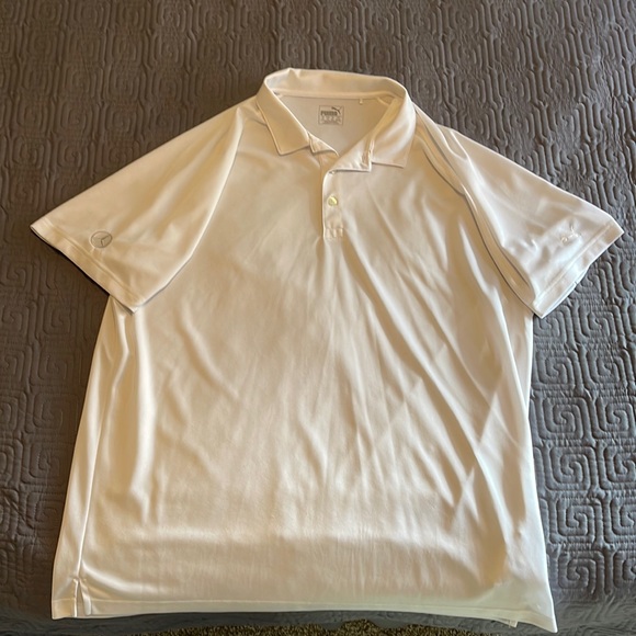 Puma Golf Polo shirt with Mercedes Benz logo stitched - Picture 1 of 7